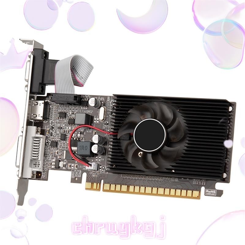 1 PCS GT610 1GB DDR3 กราฟิกการ์ด 810 MHz 1800 MHz การ์ดวิดีโอสีดา chruykgjth