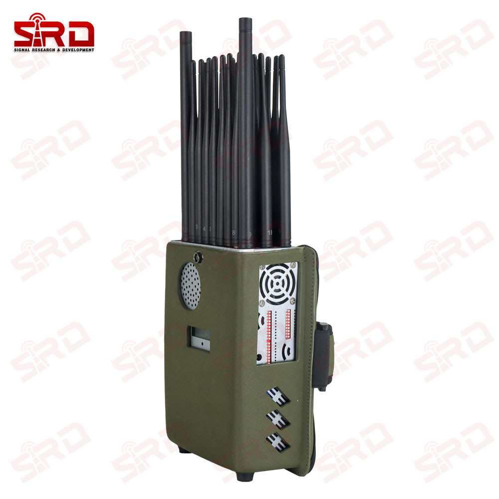 Handheld 28 Channels lojack signal 25M VHF UHF Cell Phone Signal 3G 4G 5G GPS WIFI Lojack