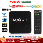 กล่องทีวี 4K TV Box กล่องรับสัญญาณ กล่องทีวีกับจอแสดงผล MXQ Smart Box ทำทีวีธรรมดาให้เป็นสมาร์ททีวี