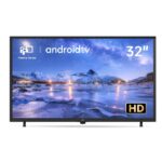 FPD 32 นิ้ว HD 720P LED Smart Android TV รุ่น 2025 แอพ Netflix Youtube ที่ติดตั้งล่วงหน้า พร้อมรีโมทด้วยเสียง สตรีมมิ่งโทรทัศน์ สีดา