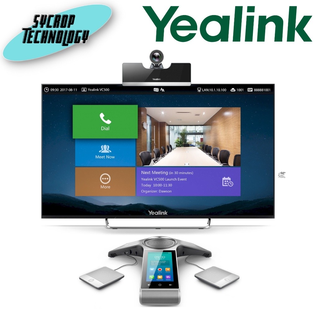 Yealink Video Conferencing Endpoint รุ่น VC500PhoneWiredWP ประกันศูนย์ เช็คสินค้าก่อนสั่งซื้อ