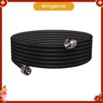 kimgarcia 20M RF Coaxial การสื่อสารสาย Low Loss Feeder เสาอากาศ Transfer สายไฟสาหรับเสาอากาศ และแอพพลิเคชั่นดาวเทียม