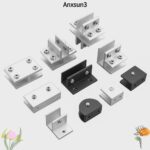 Nxsun3 ที่วางชั้นวางคลิป ที่วางชั้นวางสนับสนุนคลิปชั้นวางที่หนีบแก้ว แผงทนทานวงเล็บฮาร์ดแวร์เฟอร์นิเจอร์สาหรับ612มม