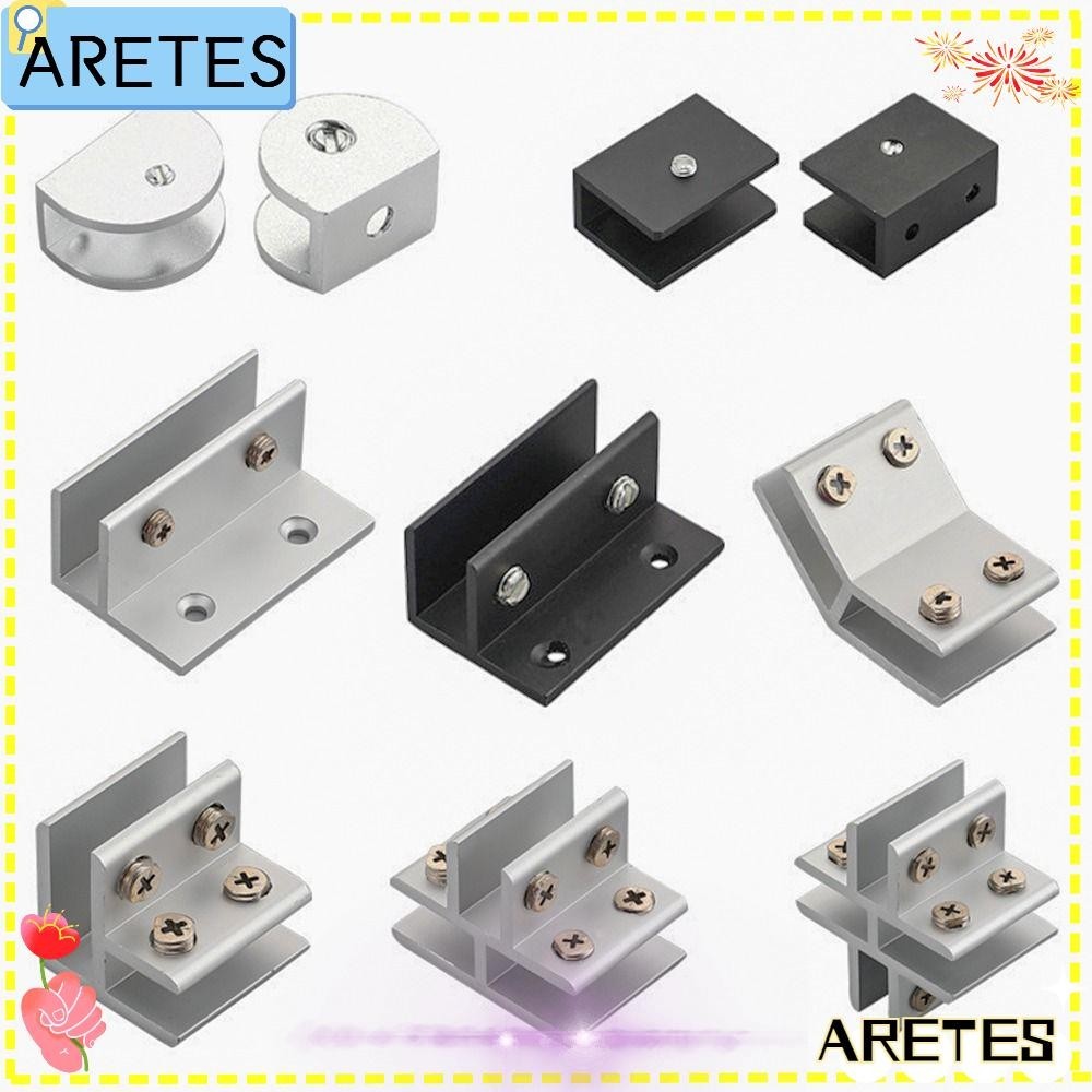 Arees ชั้นวางผู้ถือคลิปชั้นวางคลิปแผงวงเล็บแก้ว Clamp Thicken ชั้นวางผู้ถือสนับสนุนฮาร์ดแวร์เฟอร์นิเจอร์สาหรับ 612 มม