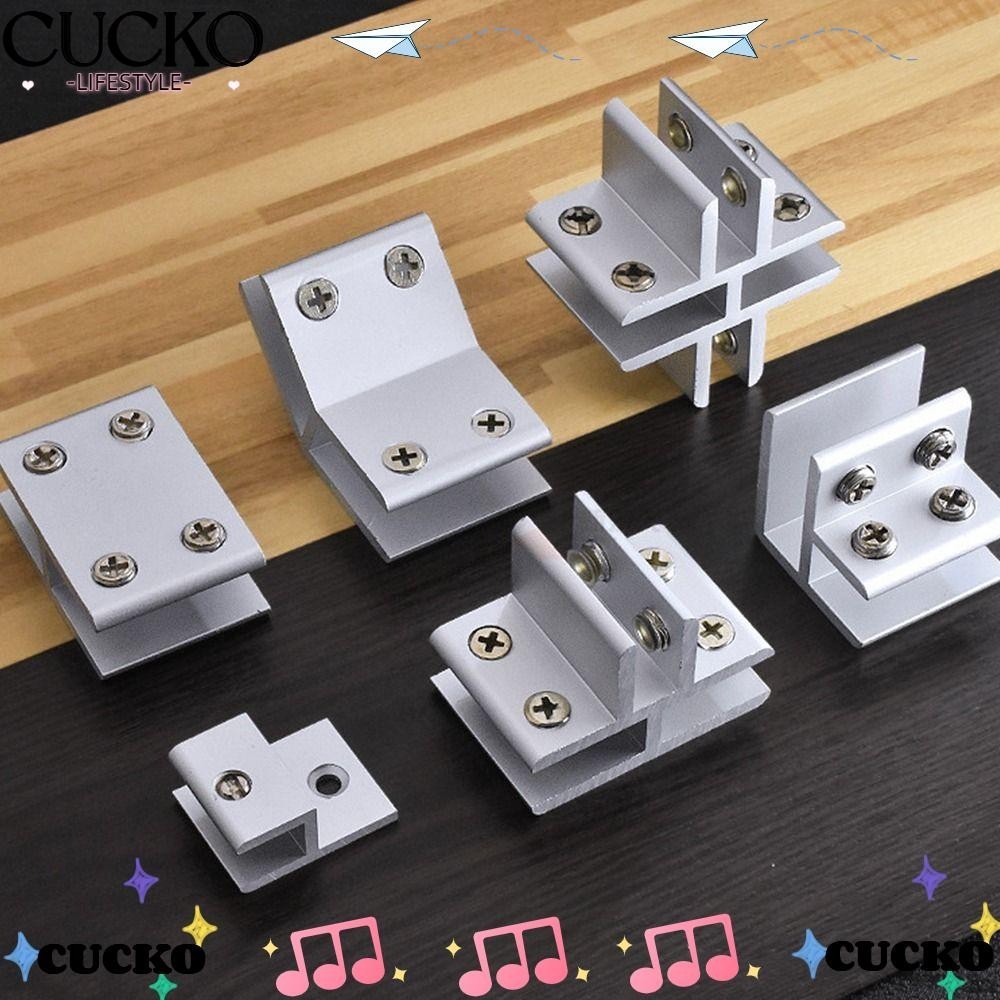 Cucko แคลมป์หนีบกระจก ชั้นวางของ ทนทาน สาหรับเฟอร์นิเจอร์ 612 มม