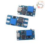 Pufangstar 1 PC MT3608 ปรับ Step Up โมดูลแรงดันไฟฟ้า Micro USB Typec ปลั๊ก 2 V24 V ถึง 5 V28 V 2A Boost แผ่น Step Up โมดูล TH