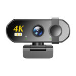 เว็บแคม 4K 1080P มินิกล้อง 2K Full HD เว็บแคมพร้อมไมโครโฟน 30fps USB Web Cam สาหรับโฟกัสอัตโนมัติ PC แล็ปท็อปกล้องวิดีโอยิง