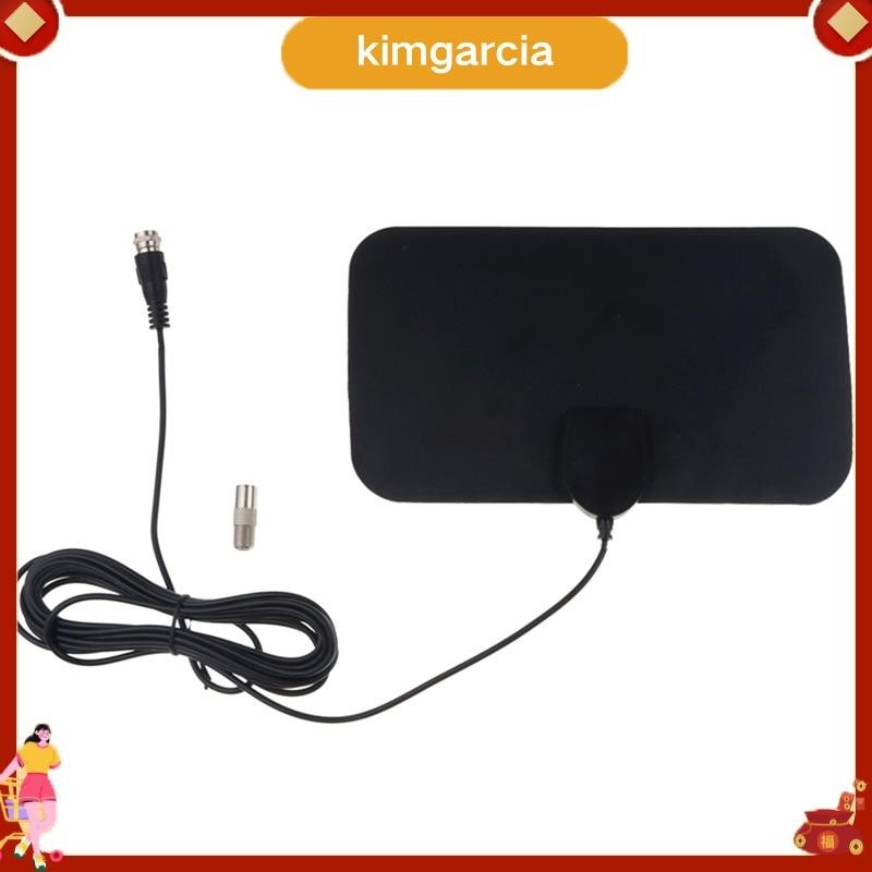 kimgarcia เสาอากาศทีวีดิจิตอล HD กาไรสูง เสาอากาศทีวีแบบขยายดิจิตอลพร้อมสัญญาณที่แข็งแกร่ง แผนกต้อนรับ Full HD ระยะ 50 ไมล์