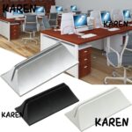 KAREN คลิปหนีบหน้าจอตั้งโต๊ะ สะดวก สานักงาน เฟอร์นิเจอร์แบบถอดได้ Baffle Fixing Clamp