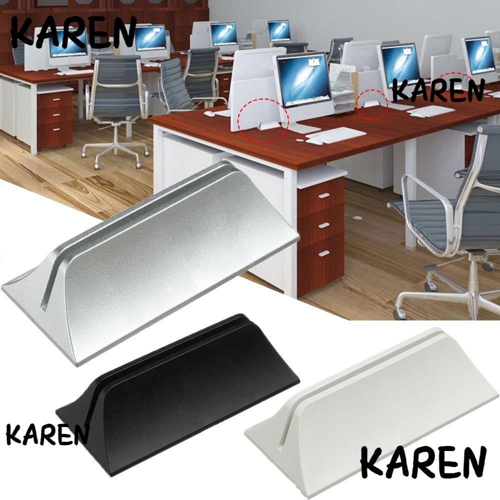 KAREN คลิปหนีบหน้าจอตั้งโต๊ะ สะดวก สานักงาน เฟอร์นิเจอร์แบบถอดได้ Baffle Fixing Clamp