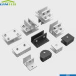 UNIIS แคลมป์กระจก ขายึดแผงฮาร์ดแวร์เฟอร์นิเจอร์ที่วางชั้นวางคลิป สังกะสีอัลลอยด์ที่วางชั้นวางสนับสนุนคลิปสาหรับ 612 มม