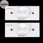 Joliann0 10 ชิ้นทั่วไปโดยตรงประเภท 3 โวลต์ 6 โวลต์โคมไฟลูกปัดซ่อมทั่วไปใช้ LCD TV LED Backlight พร้อมเลนส์ออปติคอล Fliter th