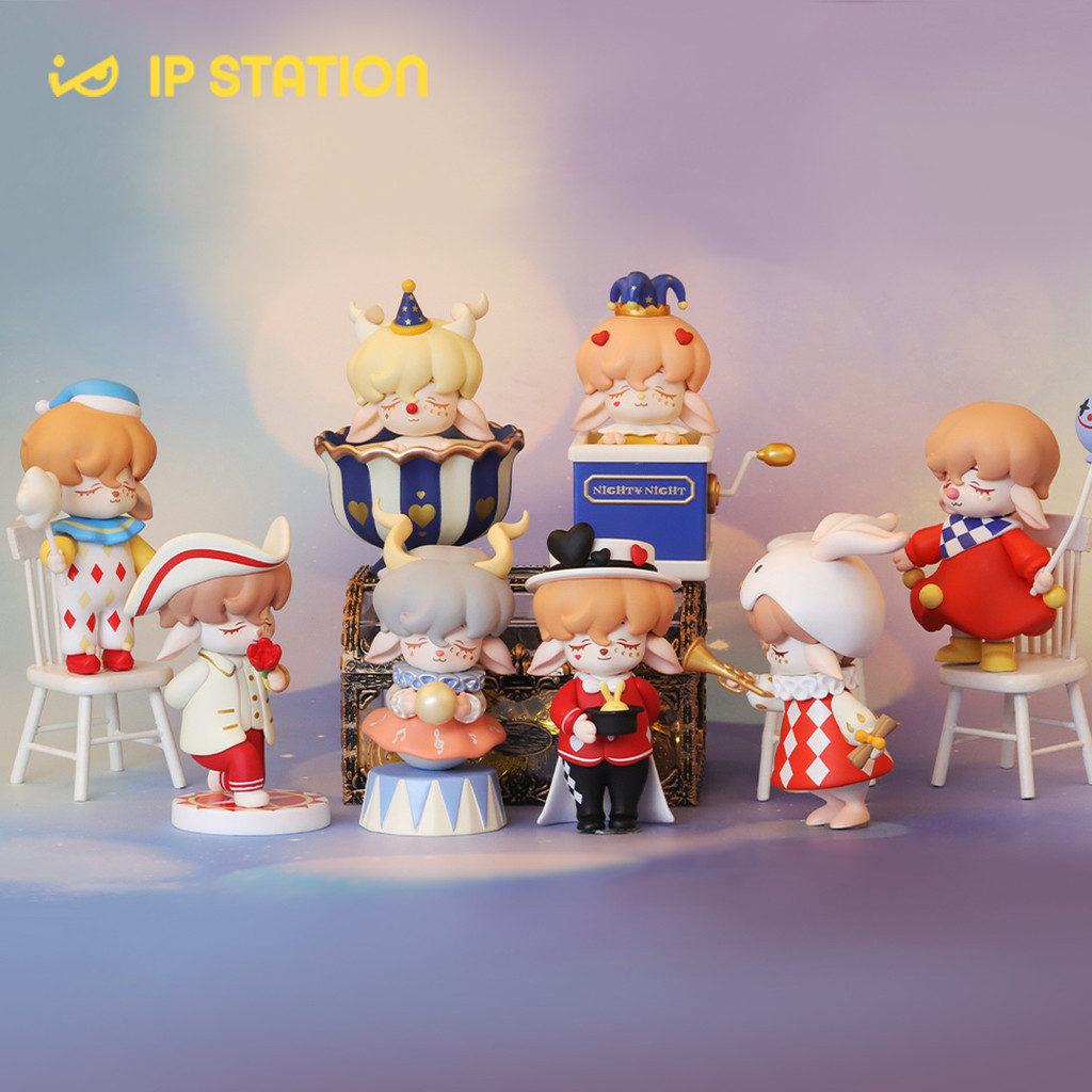 กล่องท้ายของแท้อย่างเป็นทางการ nft BOX Sleeping God Fantasy Circus Series Blind Box Trendy Play Graduation Gift Handy