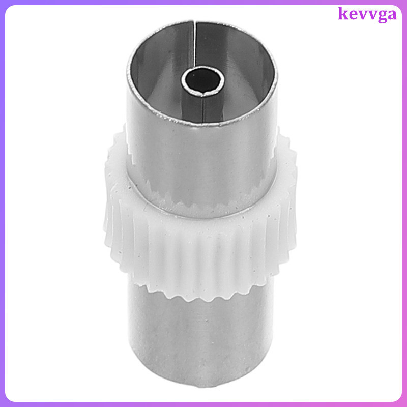 อะแดปเตอร์ขั้วต่อหญิง Coaxial Digital Converter ตัวเชื่อมต่อทางอากาศเสาอากาศทีวี kevvga