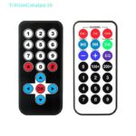 TrillionCatalpa 1PC IR Extender Remote Learning 21 คีย์บอร์ดไร้สายทีวีกล่อง MP3 Player Controller MCU 51 Universal IR อินฟราเรดรีโมทคอนโทรล TH