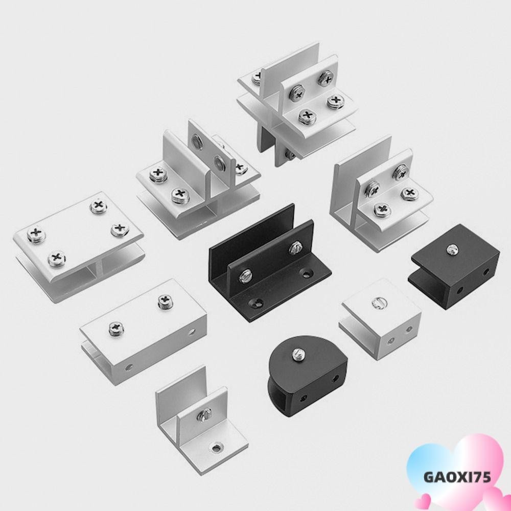 GOXI75 ชั้นวางคลิป แผงวงเล็บชั้นวางคลิปแก้ว Clamp Thicken ชั้นวางผู้ถือสนับสนุนฮาร์ดแวร์เฟอร์นิเจอร์สาหรับ 612 มม