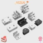 MSSUG ที่วางชั้นวางคลิป ฮาร์ดแวร์เฟอร์นิเจอร์ชั้นวางคลิป Glass Clamp Thicken ชั้นวางผู้ถือแผงรองรับสาหรับ 612 มม