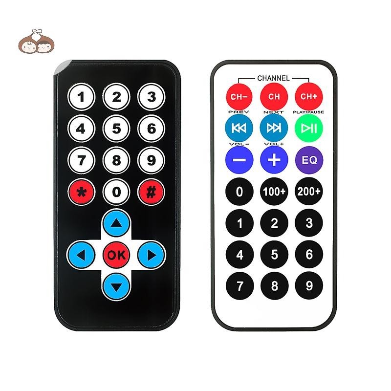 BEF 1PC IR Extender Remote Learning 21 คีย์บอร์ดไร้สายกล่องทีวี MP3 Player Controller MCU 51 Universal IR อินฟราเรดรีโมทคอนโทรล TH