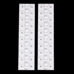 Bwth 10 ชิ้น 3 โวลต์ 6 โวลต์โคมไฟลูกปัดซ่อม LCD TV LED Backlight พร้อมเลนส์กรองแสง Jelly