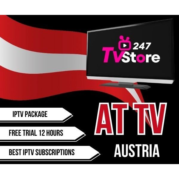 Austria TV Package IPTV 1 Year รับชมช่องทีวีมากมายติดตั้งง่าย ใช้งานผ่านแอพบนมือถือกล่องทีวีสมาร์ททีวีและอื่นๆ