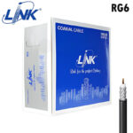 Link Cable RG6U Shield 95 100M CB0106A1 สาย RG6 ชิลด์ 95 สายสัญญาณกล้องวงจรปิด ดาวเทียม เคเบิ้ลทีวี ราคาต่อเมตร