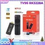 TV Stick 4K กล่อง android12 tv 464GB กล่อง ดิจิตอล TV แอนดรอยด์ทีวีสติ๊ก NetflixYoutube