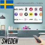 กล่อง Android TV พรีเมียม ช่อง SWEDEN ทีวี แพ็คเกจ IPTV 1 ปี สัญญาณดีไม่สะดุด ใช้ได้กับทีวีทุกรุ่น