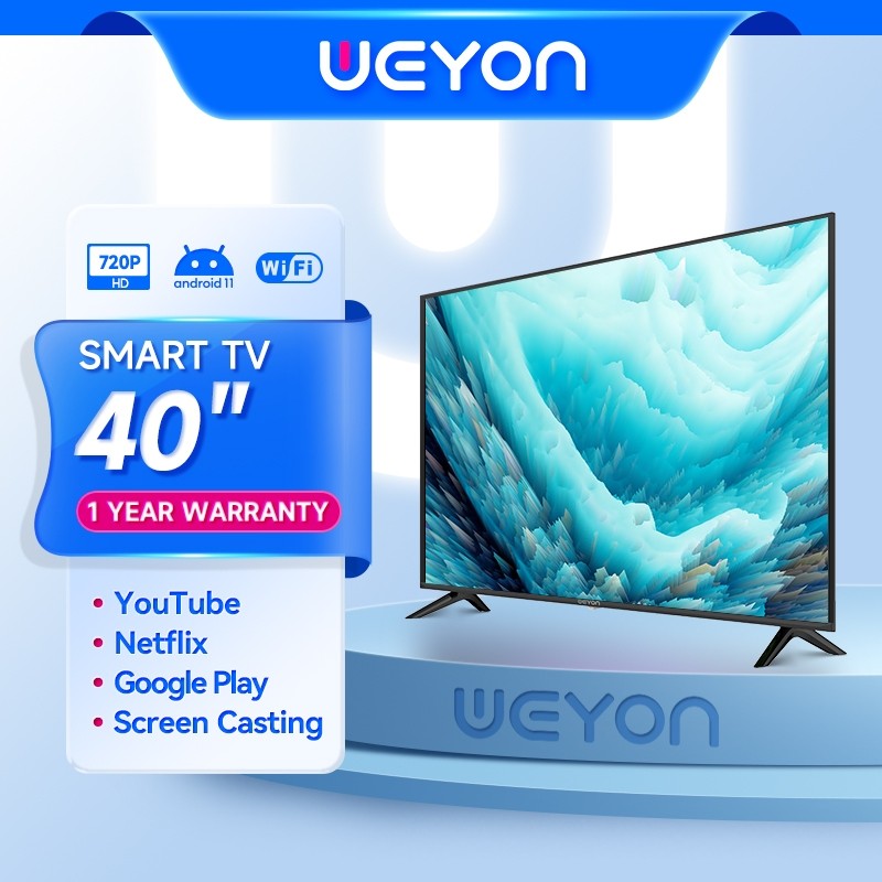 WEYON สมาร์ททีวี LED 3240 นิ้ว รับชม YoutubeNetflix ได้โดยไม่ต้องใช้กล่องทีวี