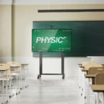 NB T100 Premium ขาตั้งทีวีจอ Interactive Digital Signage ปรับยกขึ้นลงด้วยมอเตอร์ไฟฟ้า