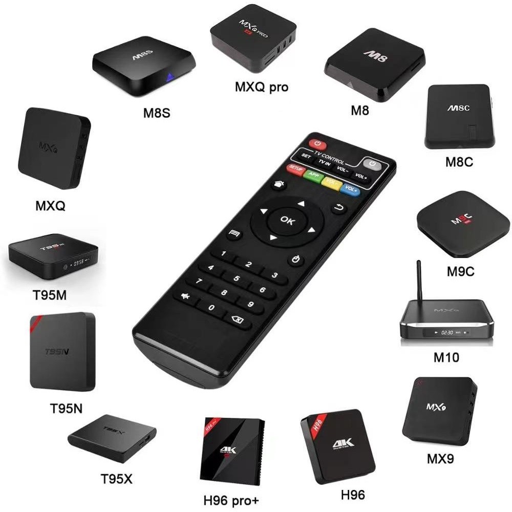 Remote รีโมตคอนโทรล สาหรับกล่องทีวี 4K Android Ultra HD TV Box FOR MXQ MXQPRO H96 Pro M8N M8C M8S V88 M10 M12 X96 MXQ MXQ pro T95 T95N T95X T95Z