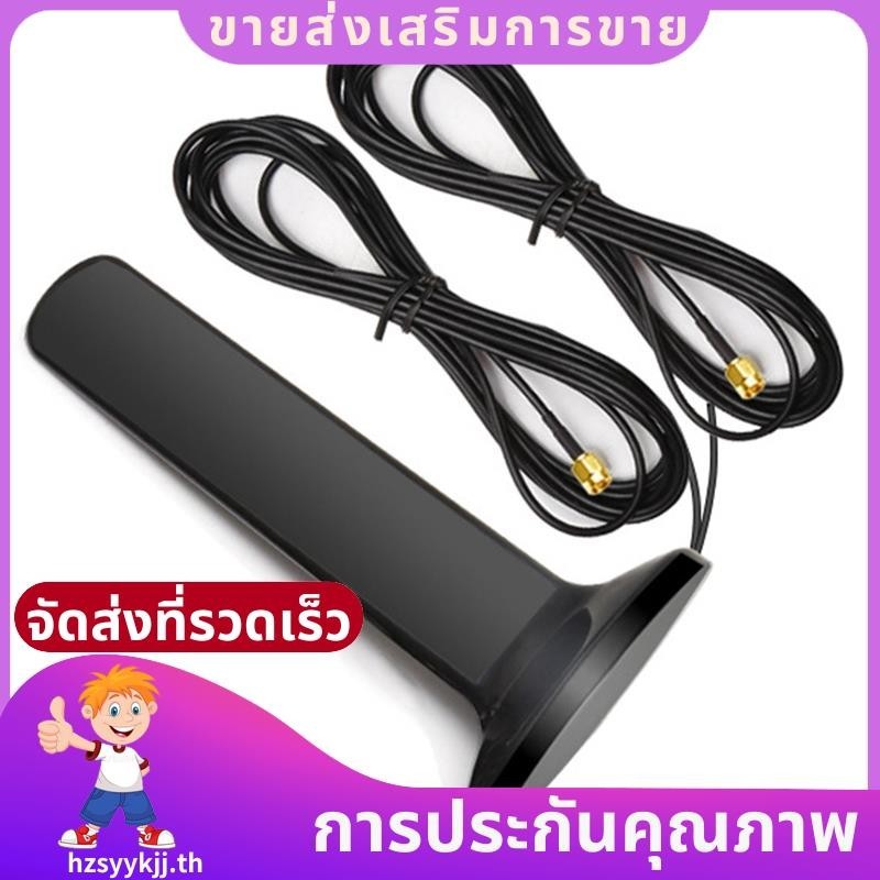 GSM 4G 5G เสาอากาศ 6006000MHz 12DBi High Gain Omni ฐานแม่เหล็ก Aerial สาหรับ CPE Huawei SMA ชาย hzsyykjjth