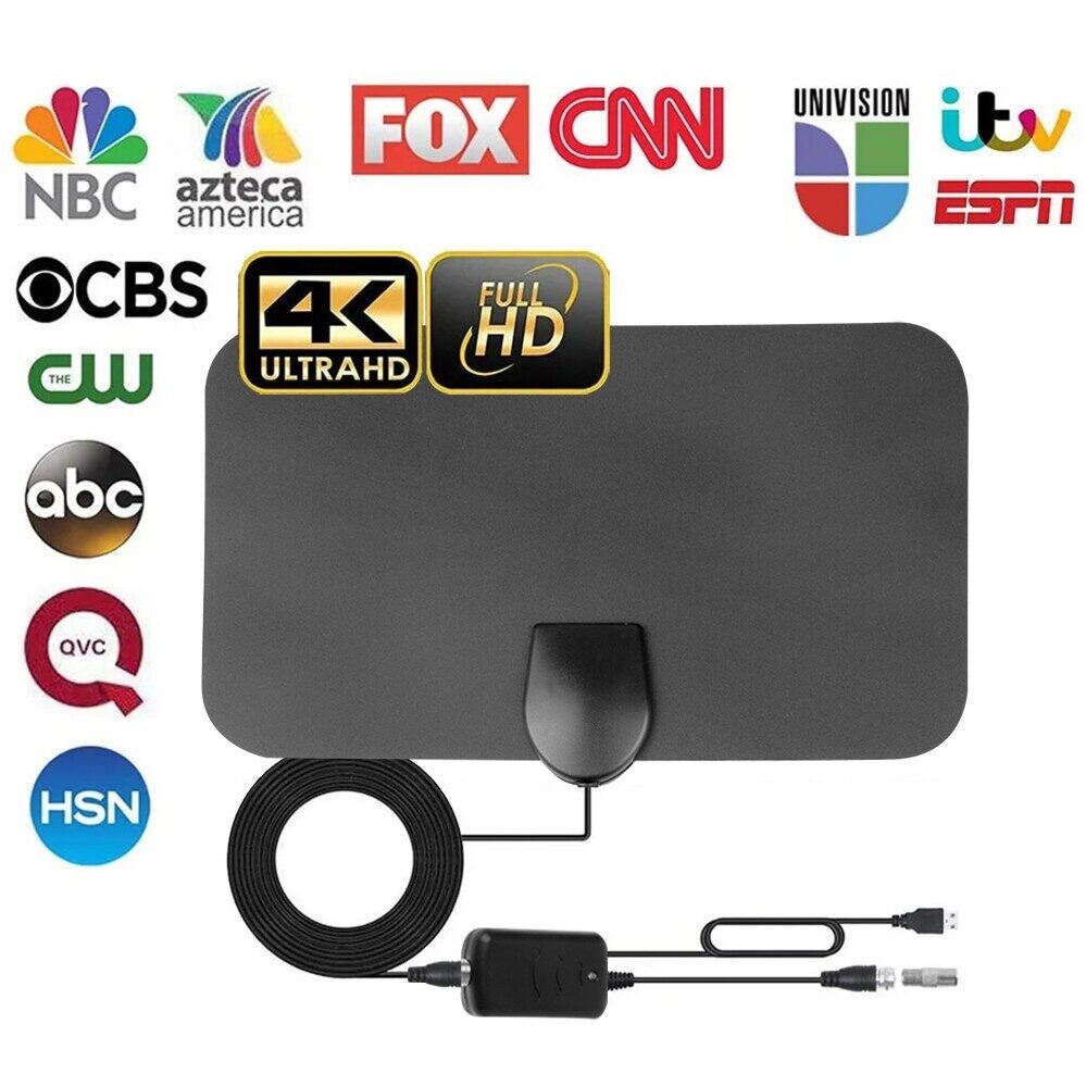 CODพร้อมส่ง เสาอากาศทีวืดิจิตอล แอมพลิฟายด์เสาอากาศทีวีดิจิตอล 2024 New 4K 1080P HD Digital TV Antenna