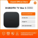 Xiaomi TV Box S 2nd Gen หน่วยประมวลผลที่ทรงพลัง4K Ultra HDGoogle TVDolby Vision และ HDR10Dolby Atmos และ DTSHD