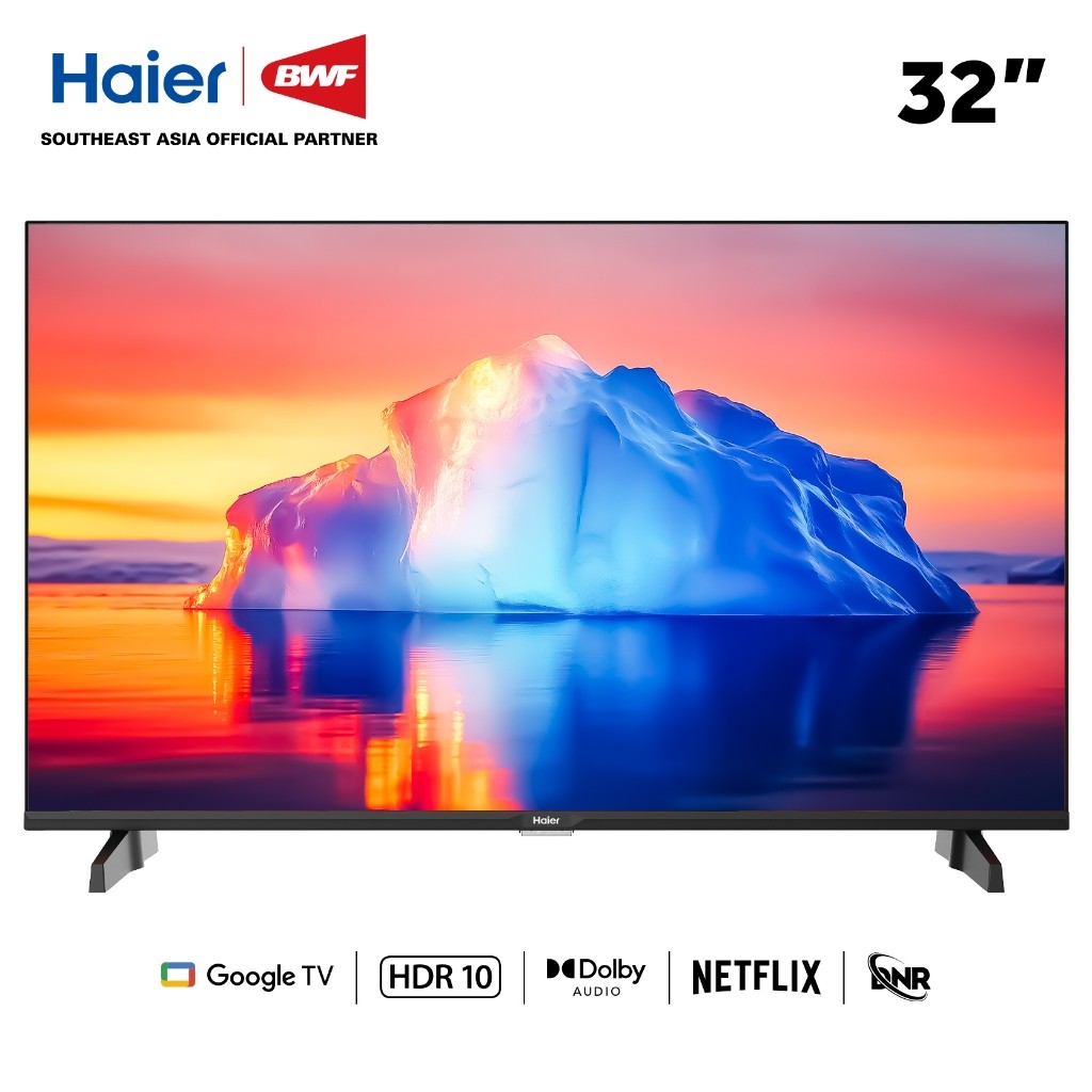 ใช้HAIE32H5Fลด500New2025Haier ทีวี 32นิ้ว รุ่น 32H5F HD Google Smart TV WiFi Builtin Netflix Youtube