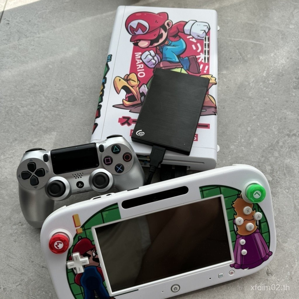 คอนโซลเกมแม่ลูก Nintendo wiiu ผู้เล่นหลายคน Happy Childhood Zelda Mario