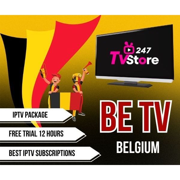 Belgium TV Package IPTV 1 Year รับชมช่องทีวีมากมายติดตั้งง่าย ใช้งานผ่านแอพบนมือถือกล่องทีวีสมาร์ททีวีและอื่นๆ