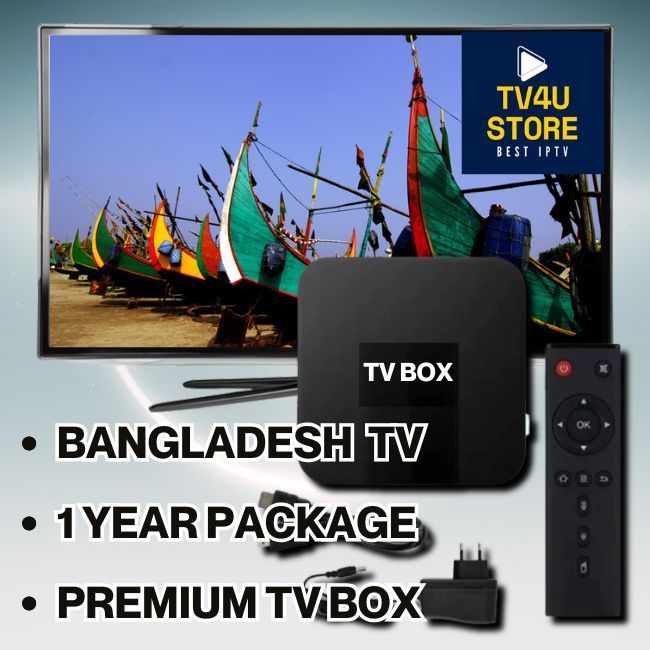 TV Box Bangladesh channels มีหลายช่องให้รับชมทีวีมากมาย กล่องทีวีสามารถใช้ได้กับทีวีทุกเครื่อง ใช้งานง่าย