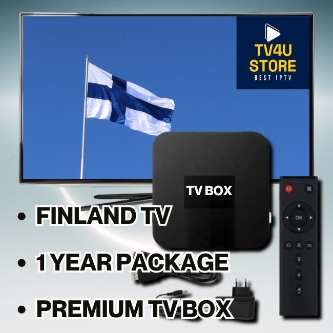 TV Box FINLAND TV channels มีหลายช่องให้รับชมทีวีมากมาย กล่องทีวีสามารถใช้ได้กับทีวีทุกเครื่อง ใช้งานง่าย
