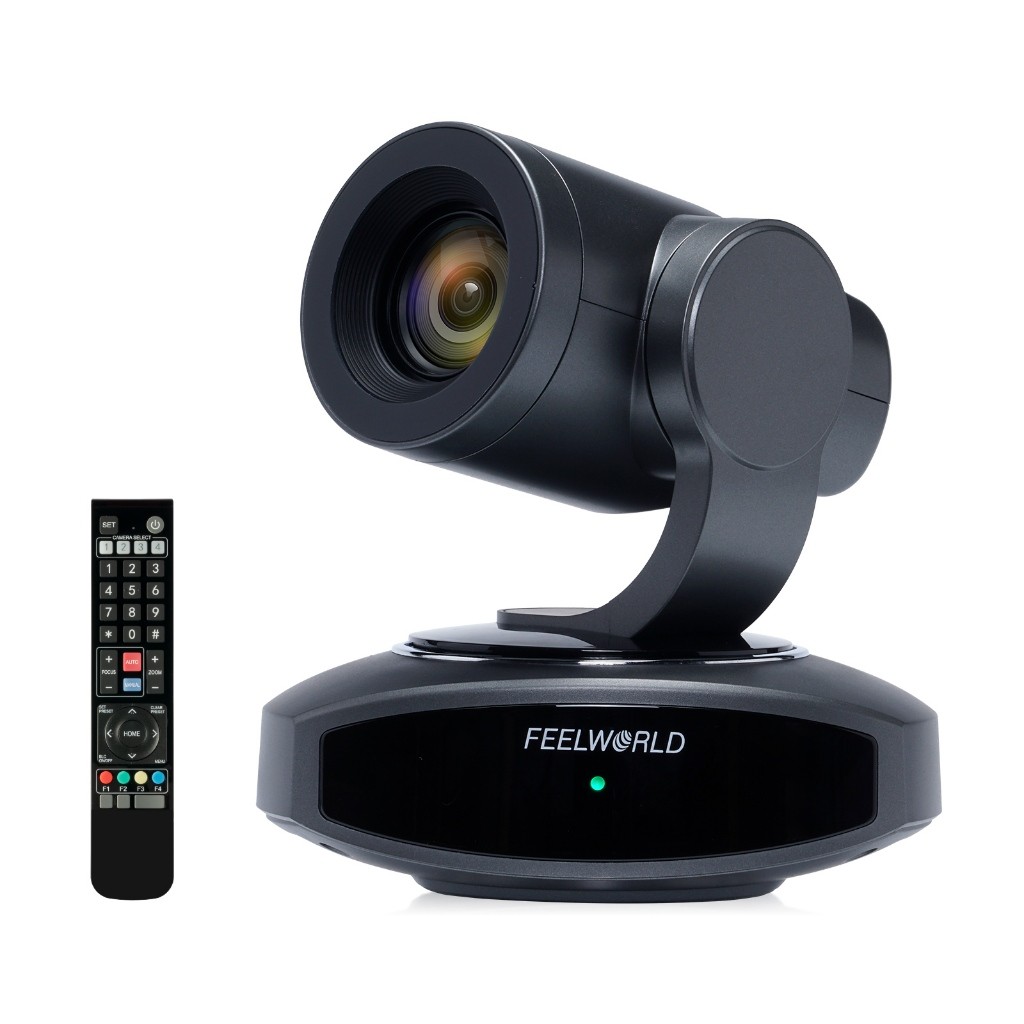 FEELWORLD กล้อง 4K10X PTZ ความละเอียด 4K 10X USB HDMI สาหรับห้องการประชุมทางวิดีโอ Live Streaming Church บูชาและเหตุการณ์พร้อมซูม YouTube ทีม OBS AI ติดตามโฟกัสอัตโนมัติ POE Sup