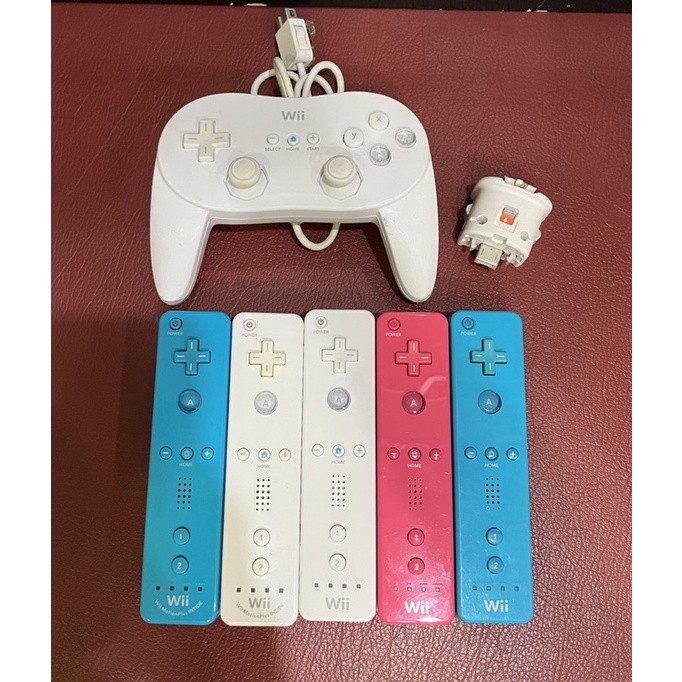 อุปกรณ์เสริม Nintendo Wii ของแท้ Wii Mote Japan รีโมทวีจอย wii นันชักMotion plus Japan Original