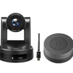 WLS Video Conference กล้อง 4K HD พร้อมชุดไมโครโฟนรอบทิศทาง 24G มุมกว้างขนาดใหญ่ 12 ครั้ง