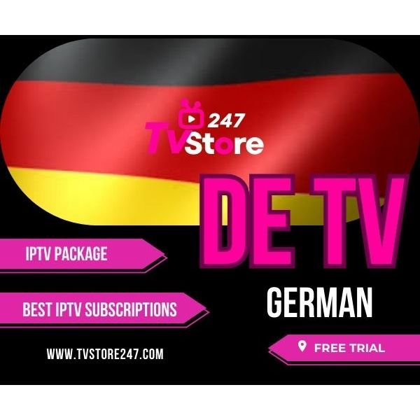 German TV Package IPTV 1Month รับชมช่องTV Online มากมาย สามารถรับชมผ่านมือถือกล่องทีวีและสมาร์ททีวีได้ ภาพ FHD4K
